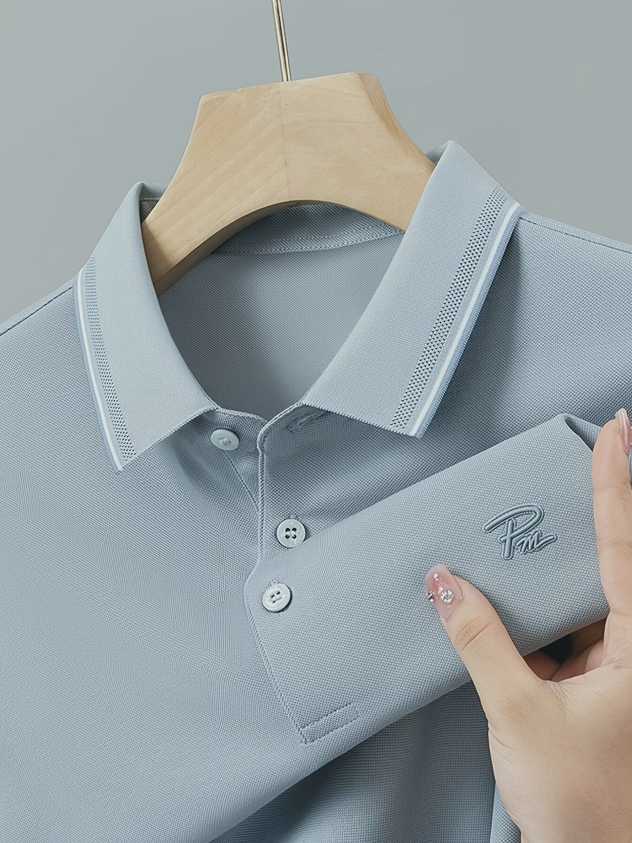 Super Premium PK Cotton Polo T-Shirt [Pm-Ash]